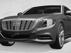 梅赛德斯奔驰s350-bluetec汽车豪华轿车2013款C4D汽车模型下载