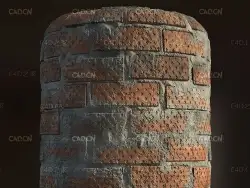 红砖墙贴图材质 Bricks