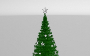 圣诞树C4D模型 Christmas tree