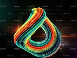 抽象扭曲造型艺术C4D工程 Abstract Shape Cinema 4D