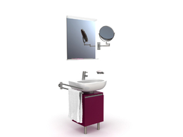 洗手台C4D模型 -014 bathroom 3d model