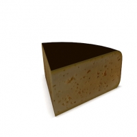 奶酪C4D模型 cheese