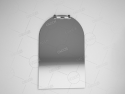 卫生间厕所浴室洗手间化妆镜拱门形状镜子C4D模型