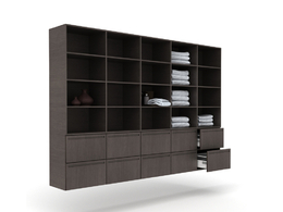 卫生间衣柜C4D模型 Bathroom wardrobe 3d model