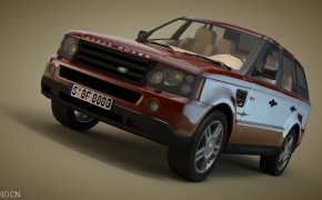 路虎揽胜C4D模型 RangeRover