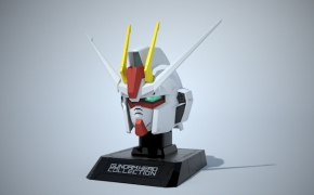 铠甲勇士头像C4D模型 Armor Warriors