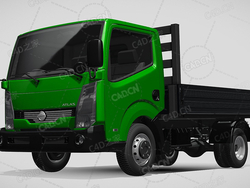 日产阿特拉斯底盘翻斗车卡车货车运输车辆汽车C4D汽车模型下载