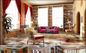 10套复古客厅3D模型合集（MAX）Retro Living Room