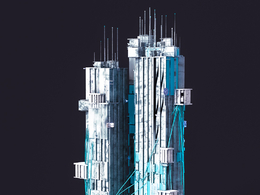 未来科幻赛博朋克高层建筑future architecture-34