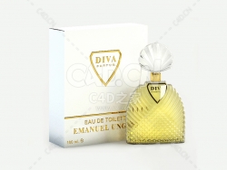 狄娃香水瓶C4D模型Diva