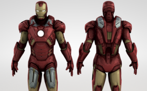 钢铁侠C4D模型 Ironman Vray for C4D