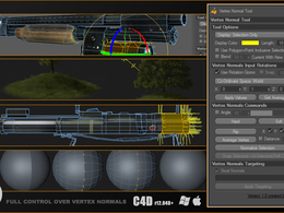 C4D顶点法线控制插件 Frostsof Vertex Normal Tool v1.03 R15-R18 Win/Mac