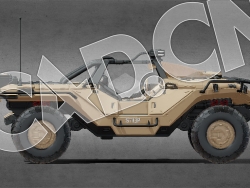 C4D福特非洲疣猪敞篷山地越野汽车 Bronco Warthog