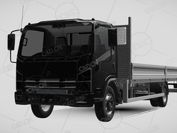 日产阿特拉斯卡车货车运输车辆汽车2021款C4D汽车模型下载