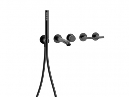 嵌入式浴缸龙头浴缸水龙头3D模型素材下载Sailing Built-in Bathtub Mixer by Fantini