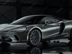 车库里的迈凯伦跑车C4D模型McLaren GT 2020_Factory