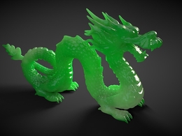 玉石、翡翠C4D材质 Jade material