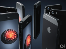 苹果手机模型：apple iphone 5 model