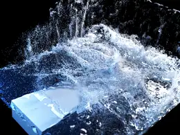 泼水流体翻转飞溅fluidflip apic splash tank r16-r23 x-particles cycles4d