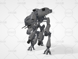 科幻机器人 SciFI Mech 3D model