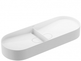 声纳双盆台上洗手盆Laufen品牌双槽洗手盆3D模型素材下载Sonar Double Washbasin Bowl