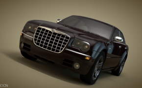 克莱斯勒汽车C4D模型 Chrysler 300