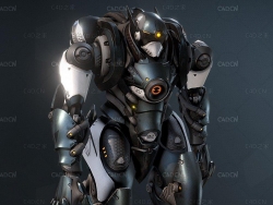 外星机器人C4D模型 Avalon Suit