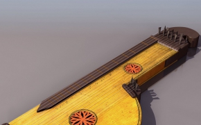 古琴C4D模型 The Guqin 3D model