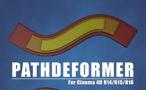 物体沿路径弯曲扭曲动画C4D插件 Tarabella Path Deformer v1.6 R14-R17 Win