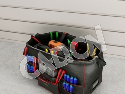 C4D装满工具的工具包模型
