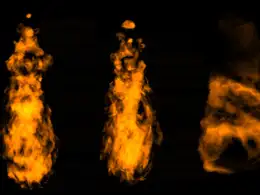C4D火苗动画工程 Cinema 4D Fireshader Scenes