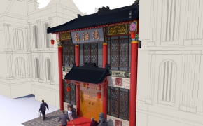 古建牌楼C4D模型