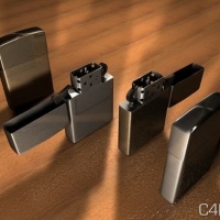 Zippo打火机3D模型：Zippo Lighter 3D Model