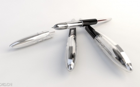 圆珠笔C4D模型 Ball point pen 3D model