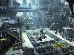 科幻秘密实验室器械设备工具3D模型Kitbash 3D – Secret Laboratory