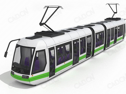 城市轨道交通：地铁C4D模型 subway 3D model