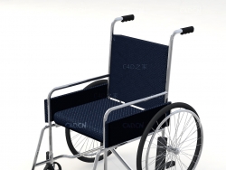 病人轮椅C4D模型 wheelchair