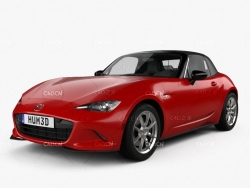 马自达MX-5硬顶敞篷跑车 Mazda MX-5 2015 3D model