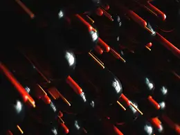 C4D实用工程第300季：红色柱状体转换动画C4D工程文件 c4d project