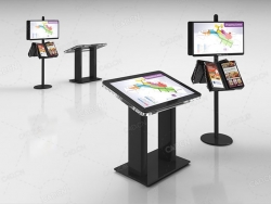 楼层导向位置信息导向显示屏3d models of info signs