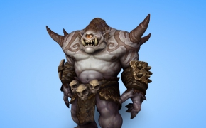 WOW魔兽世界独眼巨人C4D模型 agronn 3dmodel
