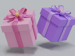 礼品盒C4D模型Gift box
