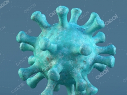 冠状病毒模型virus-particle