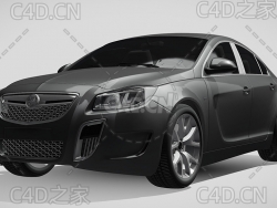 霍顿徽章家用轿车2015款C4D汽车模型下载