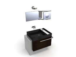 洗手台C4D模型 -022 bathroom 3d model