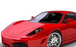 法拉利跑车C4D模型 Ferrari F430