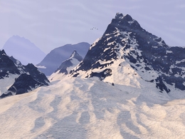 C4D Redshift雪山工程文件 snowy mountain