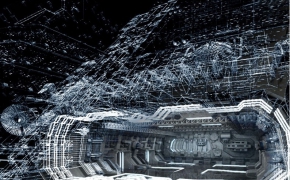 科幻游戏场景-盟军舰队机库C4D工程文件 Allied Fleets Hangar