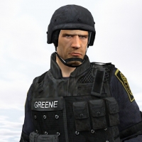 军人模型：特警3D模型