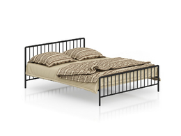 铁艺双人床C4D模型下载Double bed